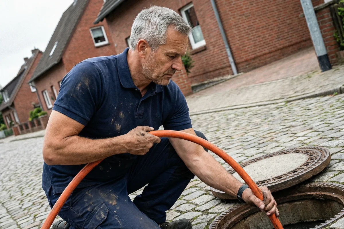 Rohrreinigung Einsatz in Bogen