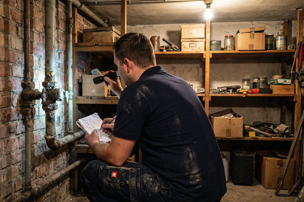 Gereinigter Abfluss nachher